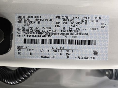 New 2025 Ford F150 Lariat w/ Equipment Group 501A Mid image 18