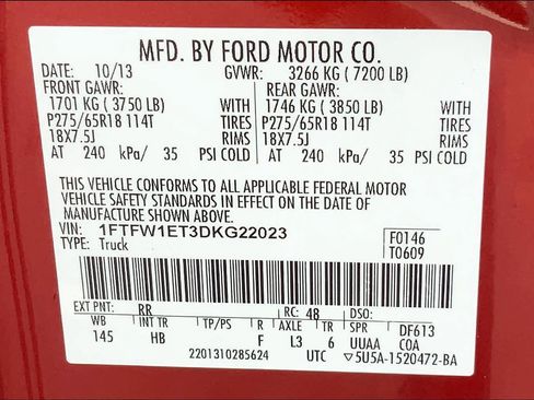 Used 2013 Ford F150 Lariat w/ Lariat Chrome Pkg AWD/4WD image 31