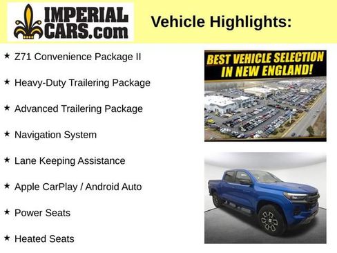 Used 2024 Chevrolet Colorado Z71 w/ Z71 Convenience Package 2 AWD/4WD image 3