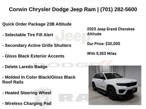 Certified 2023 Jeep Grand Cherokee Altitude image 14