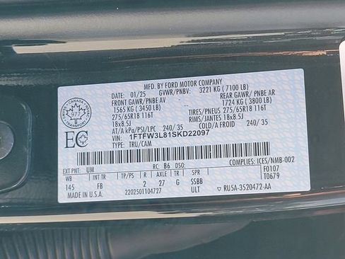 Certified 2025 Ford F150 XLT w/ Equipment Group 302A MID AWD/4WD image 16