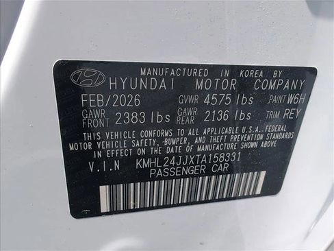 New 2026 Hyundai Sonata Blue image 20