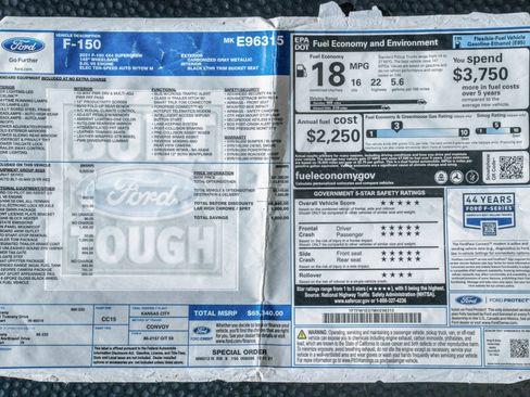 Used 2021 Ford F150 Lariat w/ Equipment Group 502A High AWD/4WD image 24