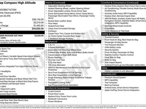 Used 2020 Jeep Compass High Altitude image 2