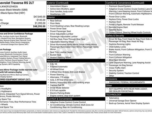 Used 2023 Chevrolet Traverse RS image 27