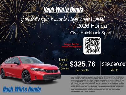 New 2026 Honda Civic Sport