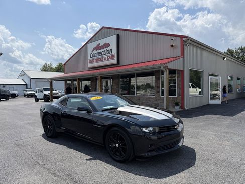 Used 2015 Chevrolet Camaro LS w/ Silver Rally Stripe Package RWD image 2