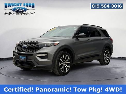 Certified 2022 Ford Explorer ST-Line w/ Class IV Trailer Tow Package AWD/4WD image 1