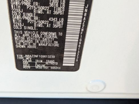 Used 2016 INFINITI QX80 2WD w/ Deluxe Technology Package image 33