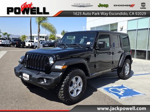 Certified 2023 Jeep Wrangler Unlimited Sport AWD/4WD image 1