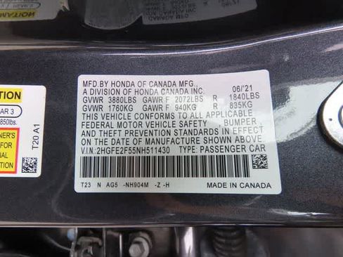 Used 2022 Honda Civic Sport image 25