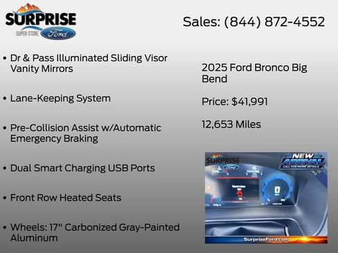 Used 2025 Ford Bronco Big Bend AWD/4WD image 25
