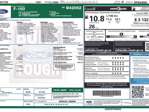 Used 2024 Ford F150 XLT w/ Mobile Office Package AWD/4WD image 2