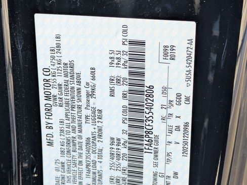 Certified 2025 Ford Mustang GT w/ Mustang Nite Pony Package image 30