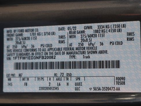 Used 2022 Ford F150 XLT w/ Equipment Group 302A High AWD/4WD image 51