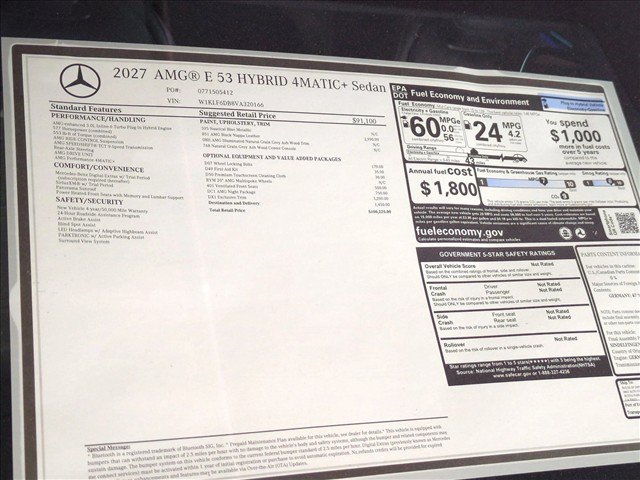 New 2027 Mercedes-Benz E 53 AMG e 4MATIC Sedan image 17