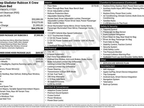 New 2026 Jeep Gladiator Rubicon AWD/4WD image 45