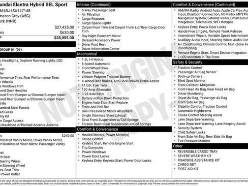 New 2025 Hyundai Elantra SEL image 24