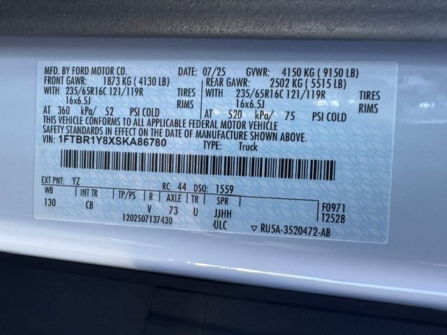 Used 2025 Ford Transit 250 Low Roof w/ Exterior Upgrade Package RWD image 19