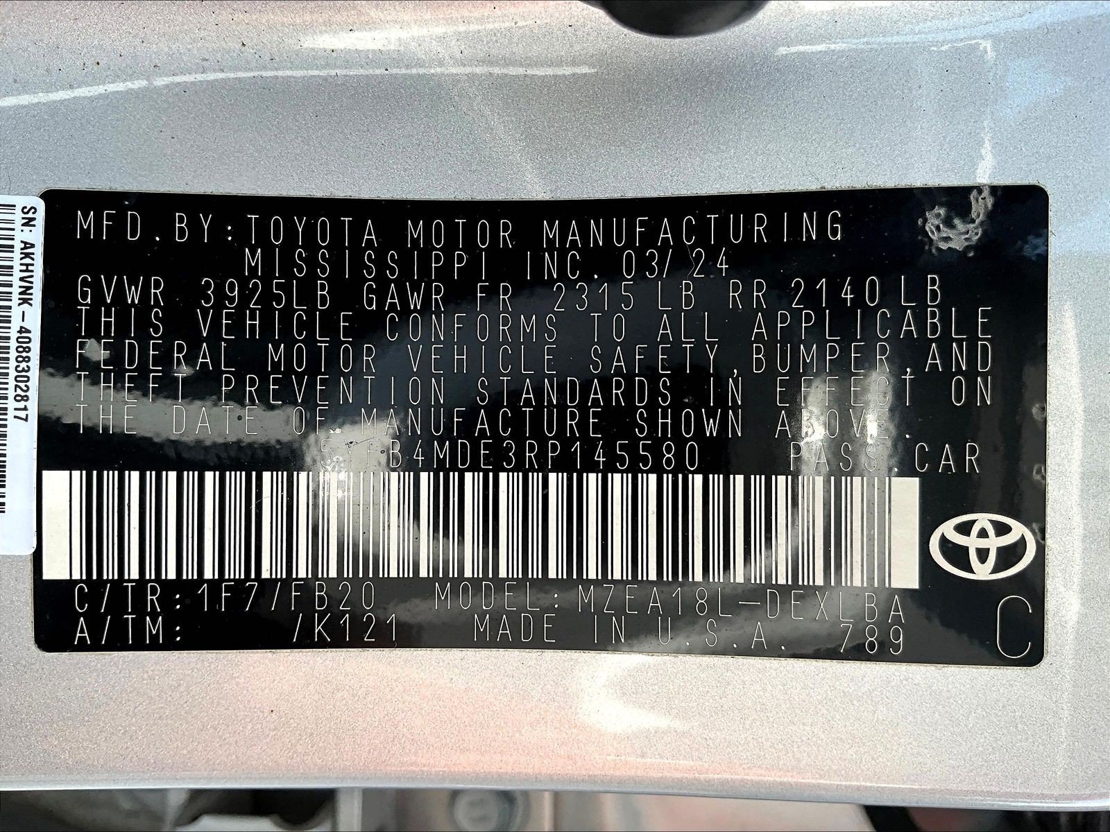 Used 2024 Toyota Corolla LE FWD image 19