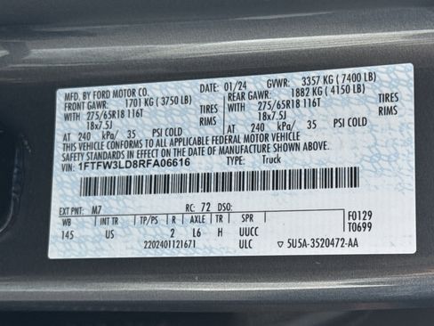 Used 2024 Ford F150 XLT w/ Mobile Office Package image 33