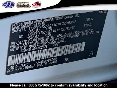 Used 2019 Toyota RAV4 XLE w/ Convenience Package image 20