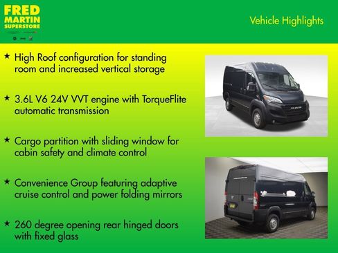 New 2026 RAM ProMaster 1500 w/ Convenience Group FWD image 8