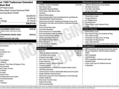 Used 2016 RAM 1500 Tradesman w/ Popular Equipment Group AWD/4WD image 31