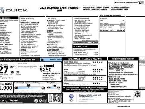 Used 2024 Buick Encore GX Sport Touring AWD/4WD image 2