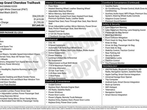 Used 2022 Jeep Grand Cherokee Trailhawk image 6