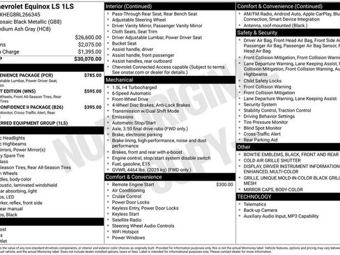Used 2024 Chevrolet Equinox LS w/ LS Convenience Package FWD image 39