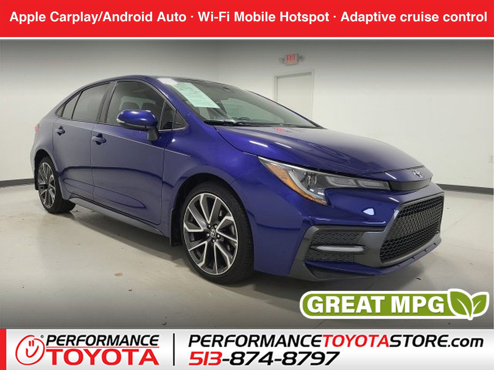 Used 2020 Toyota Corolla SE FWD image 1