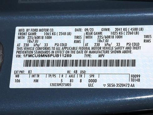 Used 2023 Ford Escape ST-Line w/ Tech Pack #1 AWD/4WD image 38
