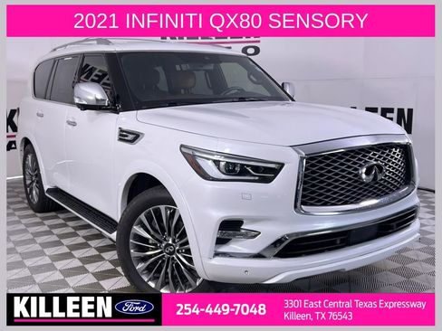 Used 2021 INFINITI QX80 Sensory w/ Cargo Package image 1