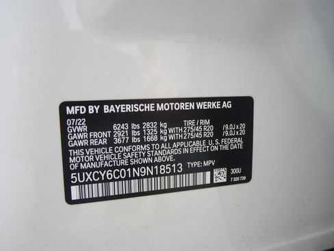 Used 2022 BMW X6 xDrive40i w/ M Sport Package AWD/4WD image 28