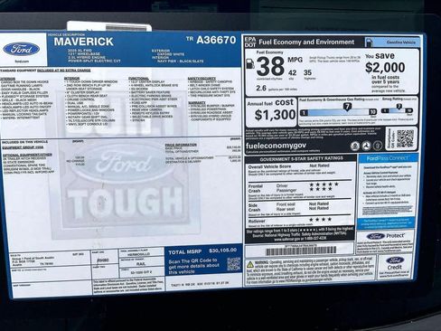 New 2026 Ford Maverick XL FWD image 21