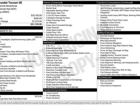 Certified 2024 Hyundai Tucson SE AWD/4WD image 6