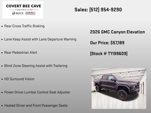 New 2026 GMC Canyon Elevation w/ Convenience Package AWD/4WD image 31