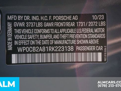 Used 2024 Porsche 718 Boxster S w/ Premium Package image 57