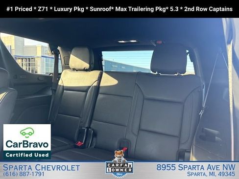 Certified 2024 Chevrolet Tahoe Z71 w/ Luxury Package AWD/4WD image 20
