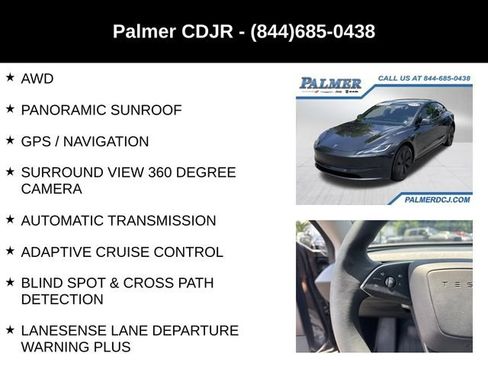 Used 2024 Tesla Model 3 Long Range AWD/4WD image 6