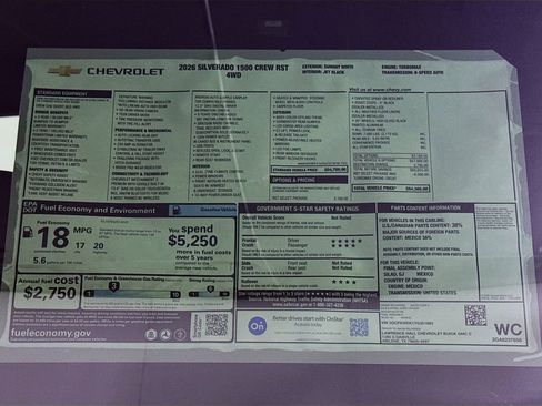 New 2026 Chevrolet Silverado 1500 RST image 20