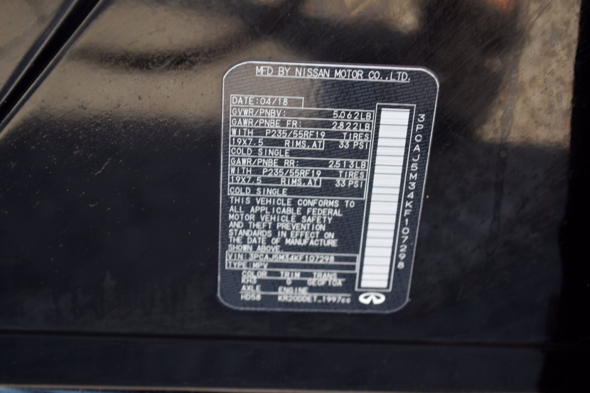 Used 2019 INFINITI QX50 Luxe w/ Cargo Package AWD/4WD image 27