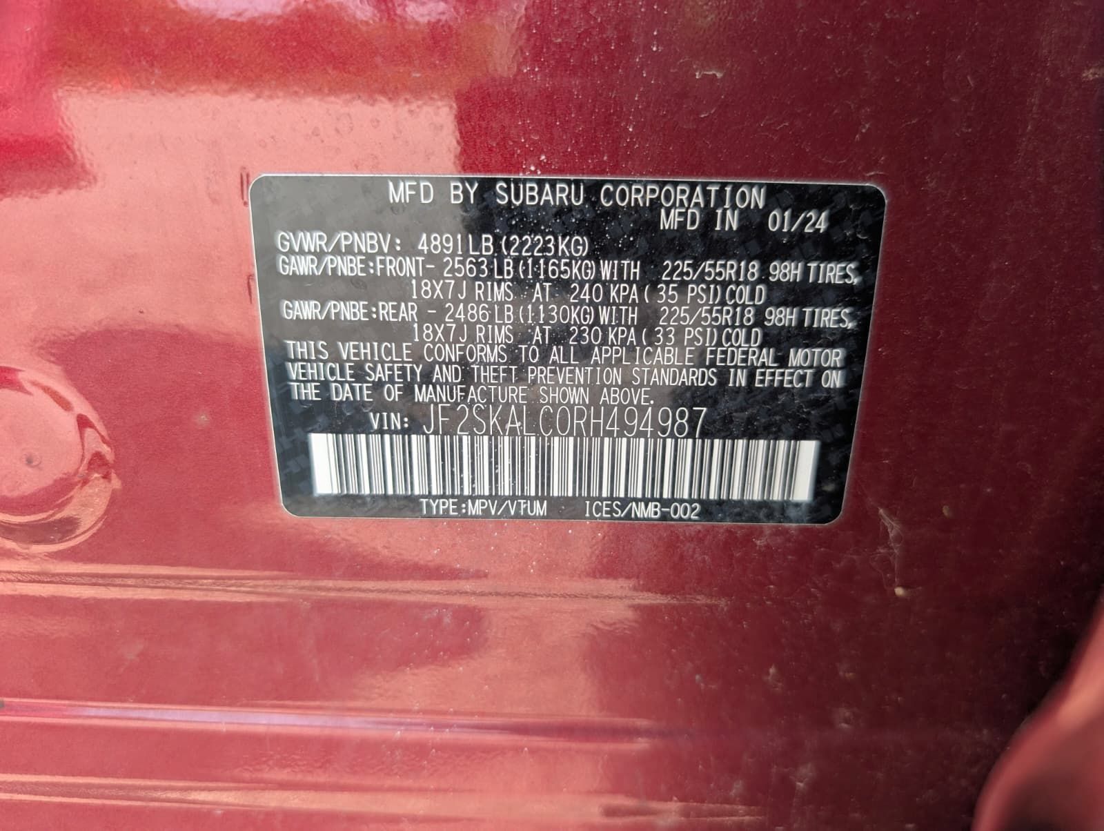 Certified 2024 Subaru Forester Limited w/ Pop Package 2 AWD/4WD image 37