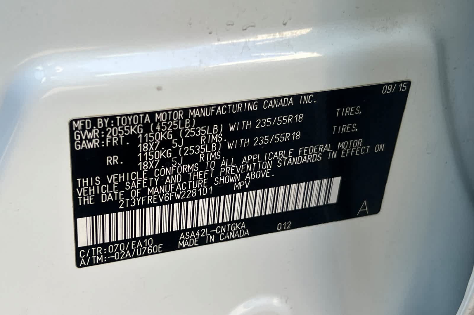 Used 2015 Toyota RAV4 Limited w/ Technology Package FWD image 33
