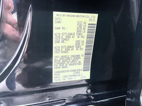 Used 2015 Nissan Titan SV w/ SV Value Truck Package image 27