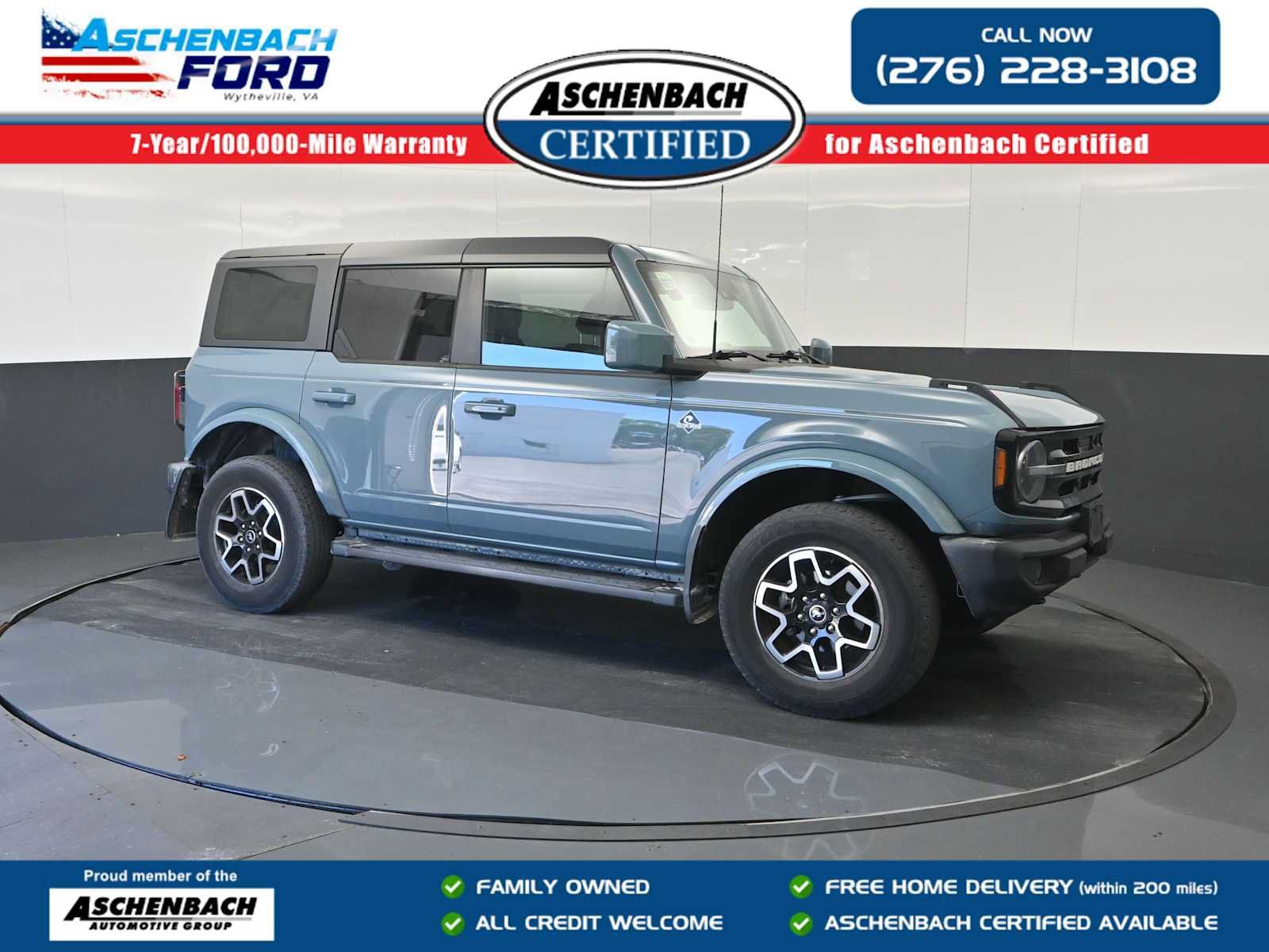 Used 2022 Ford Bronco Outer Banks AWD/4WD image 1