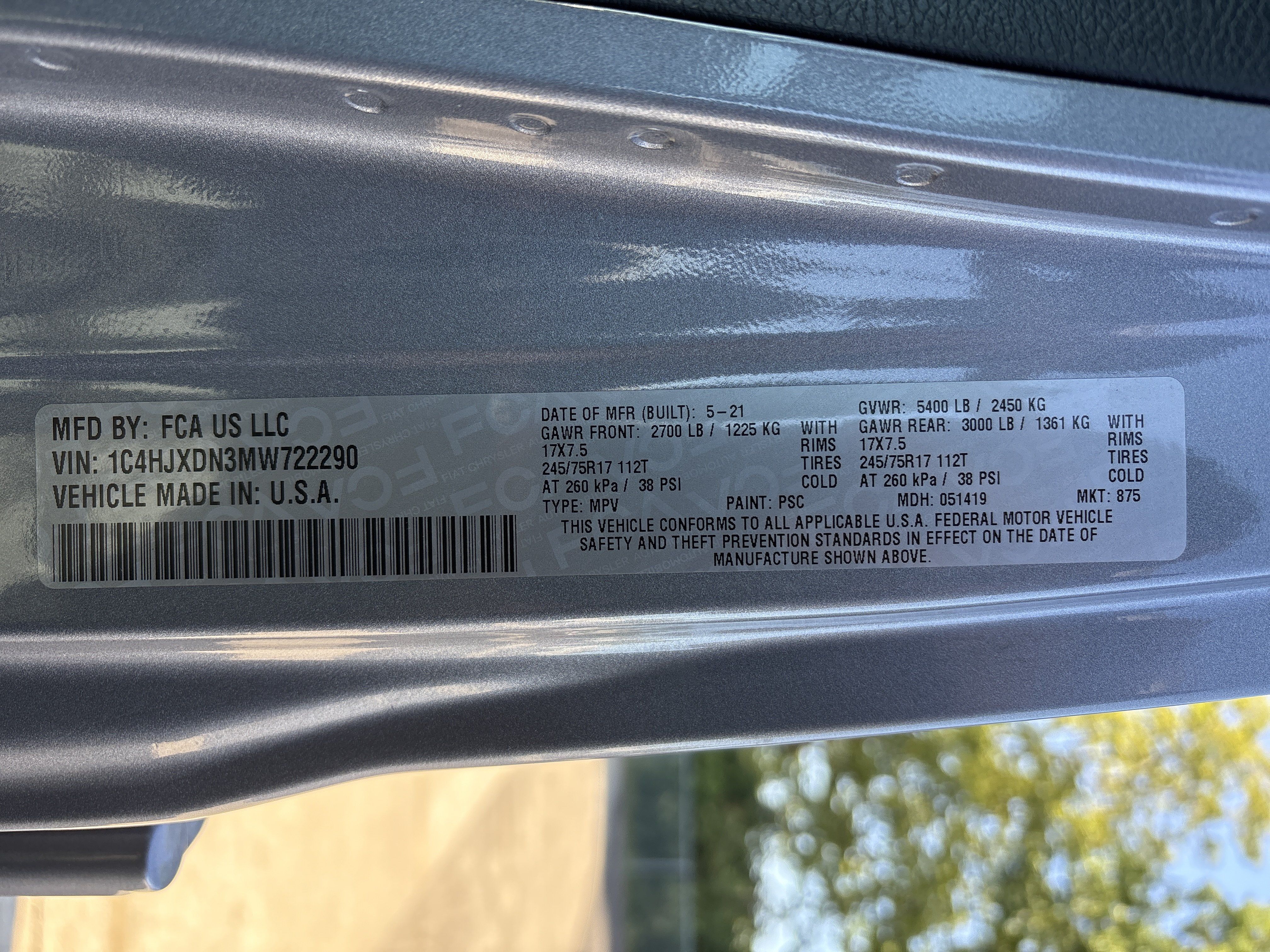 Used 2021 Jeep Wrangler Unlimited Sport AWD/4WD image 5