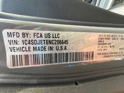 Certified 2022 Dodge Durango Citadel AWD/4WD image 32