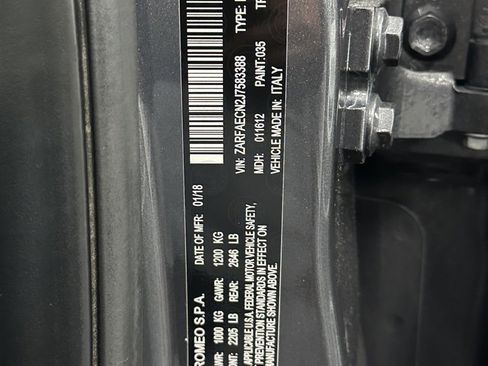 Used 2018 Alfa Romeo Giulia Ti w/ TI Leather Package image 33